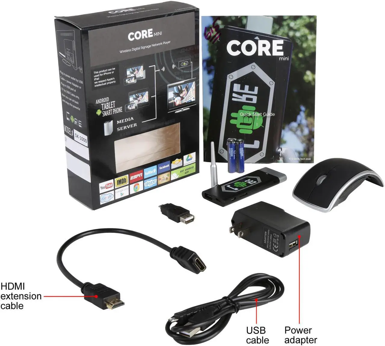 Alt view image 10 of 9 - E-Data Tech SX-1000 CORE Mini Digital Signage Media Player