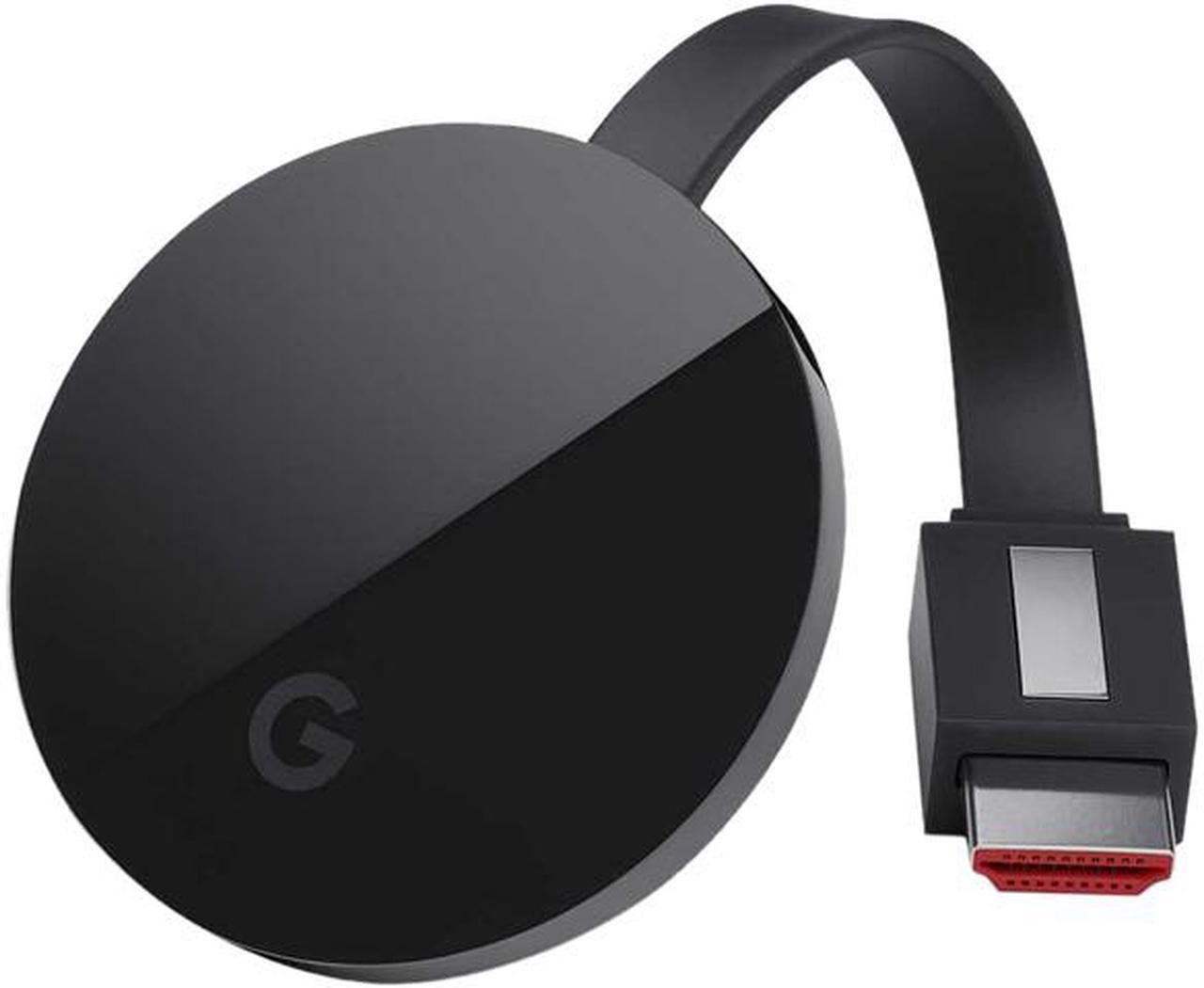 Google Chromecast Ultra, Stream 4K and HDR, Built-in Ethernet Adapter, GA3A00410A03