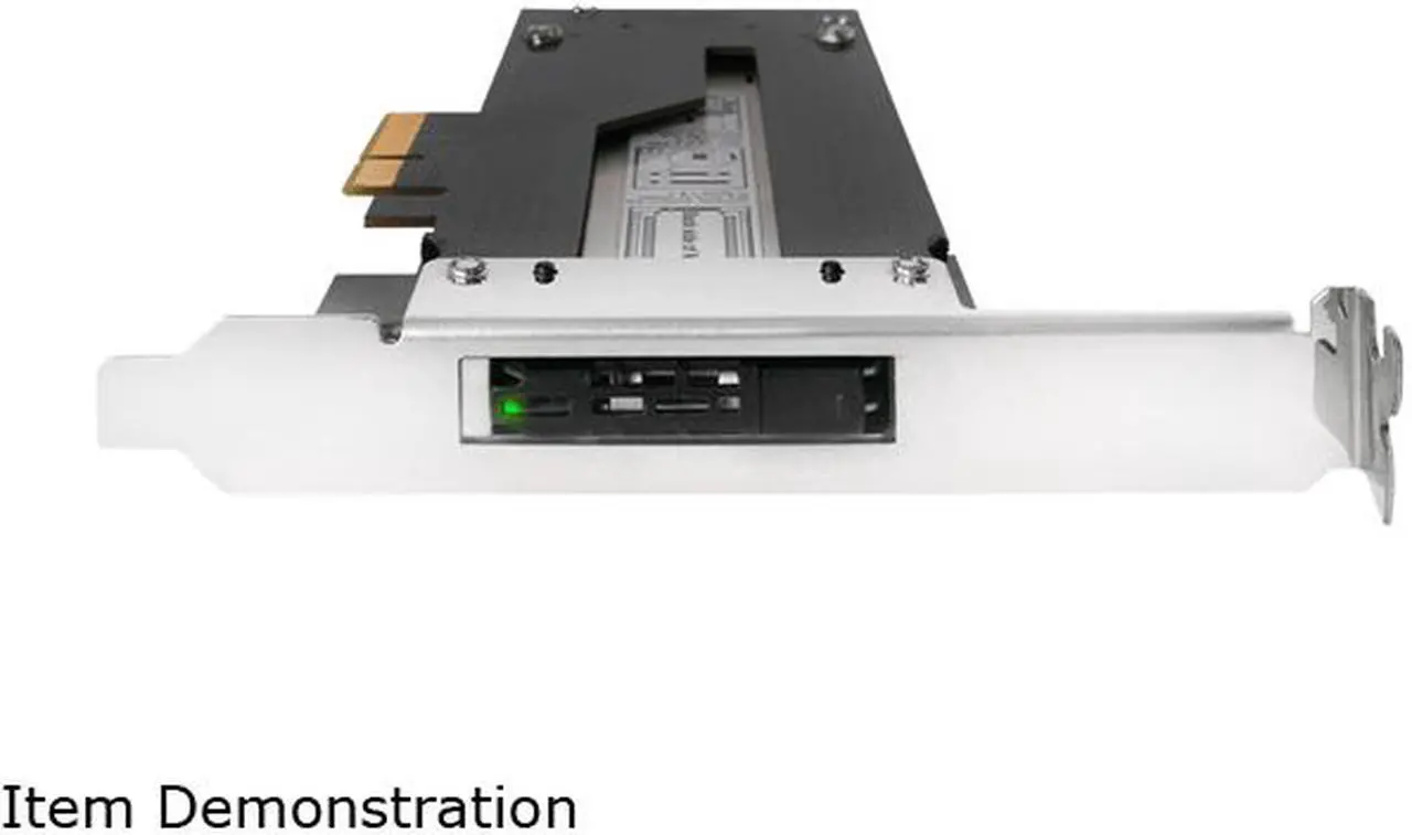 Alt view image 9 of 14 - ICY DOCK ToughArmor MB840M2P-B M.2 NVMe SSD to PCIe 3.0 x4 Removable SSD Mobile Rack for PCIe Expansion Slot