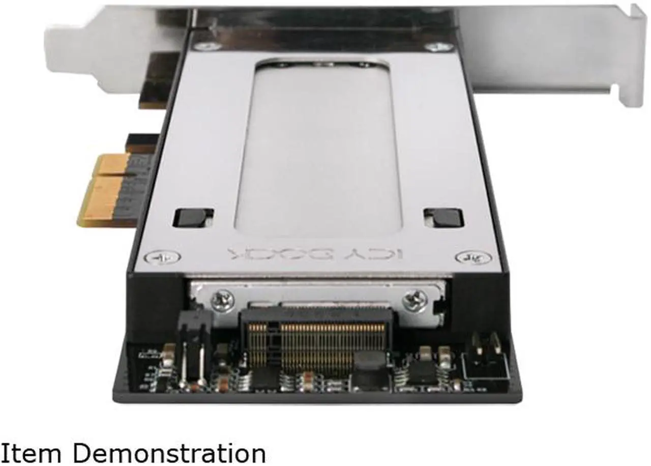Alt view image 8 of 14 - ICY DOCK ToughArmor MB840M2P-B M.2 NVMe SSD to PCIe 3.0 x4 Removable SSD Mobile Rack for PCIe Expansion Slot