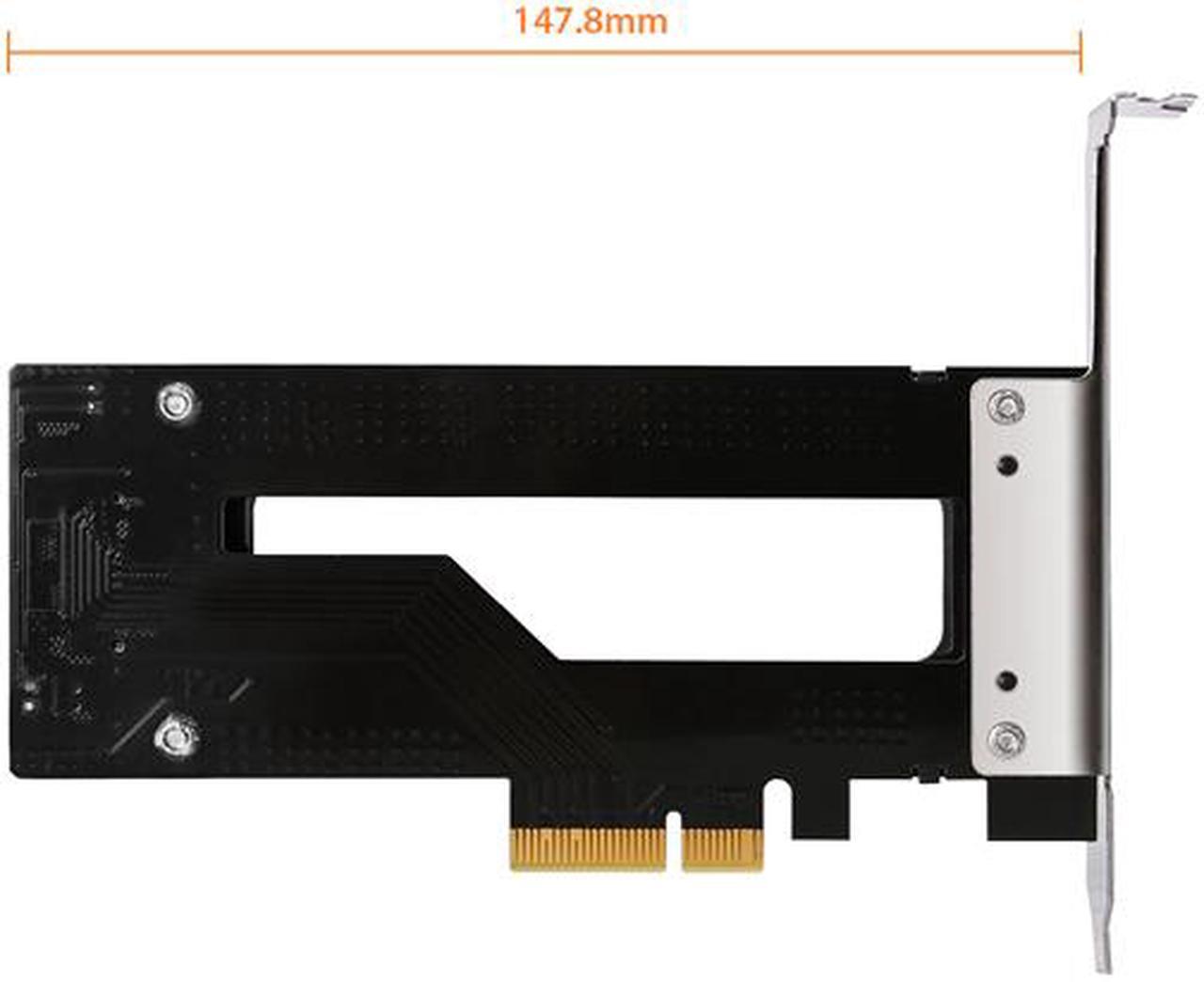 Alt view image 6 of 14 - ICY DOCK ToughArmor MB840M2P-B M.2 NVMe SSD to PCIe 3.0 x4 Removable SSD Mobile Rack for PCIe Expansion Slot