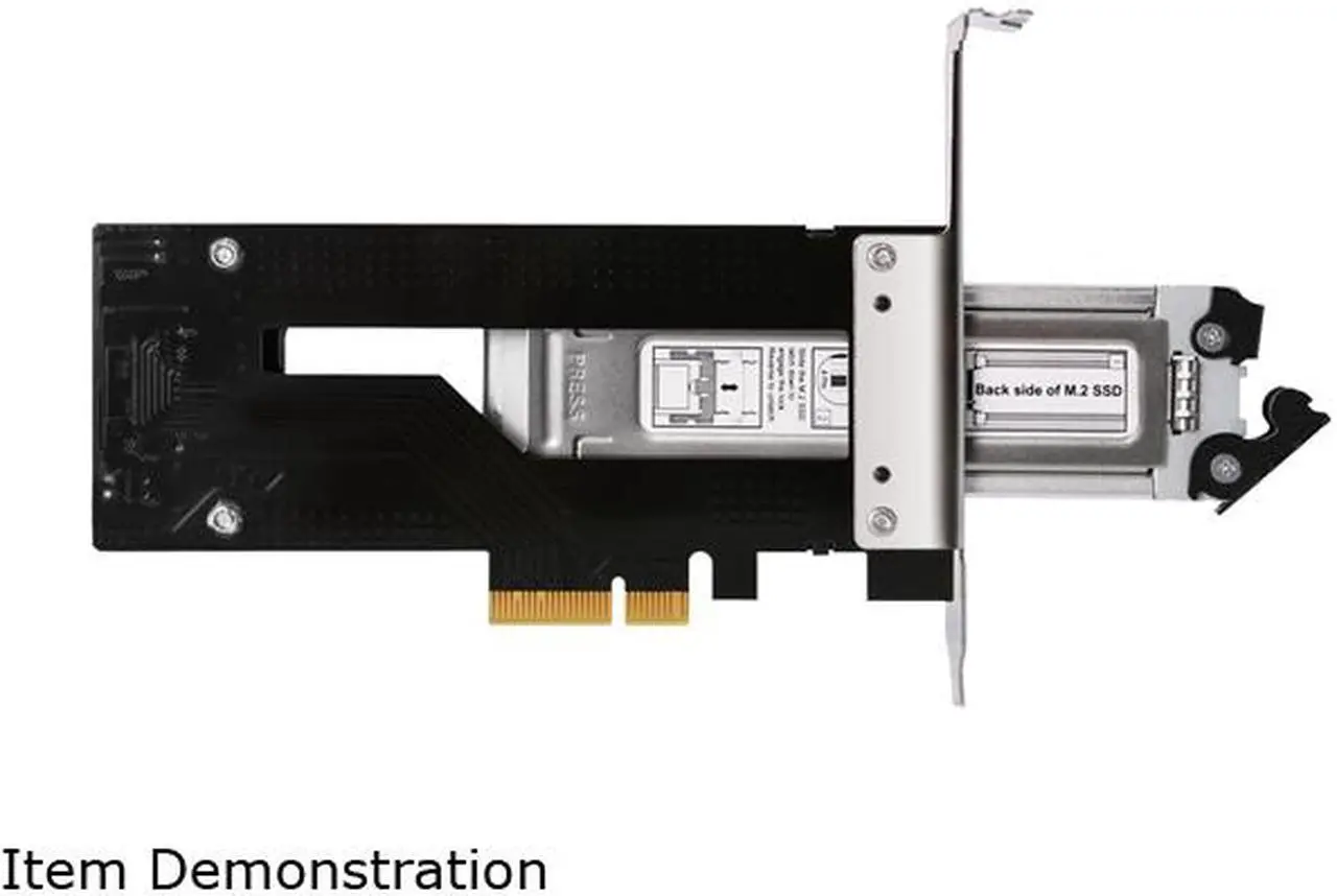 Alt view image 10 of 14 - ICY DOCK ToughArmor MB840M2P-B M.2 NVMe SSD to PCIe 3.0 x4 Removable SSD Mobile Rack for PCIe Expansion Slot