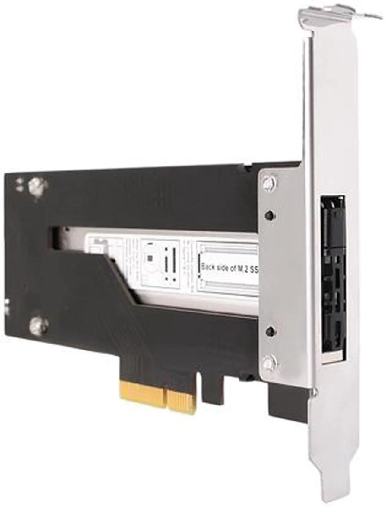 Alt view image 11 of 14 - ICY DOCK ToughArmor MB840M2P-B M.2 NVMe SSD to PCIe 3.0 x4 Removable SSD Mobile Rack for PCIe Expansion Slot