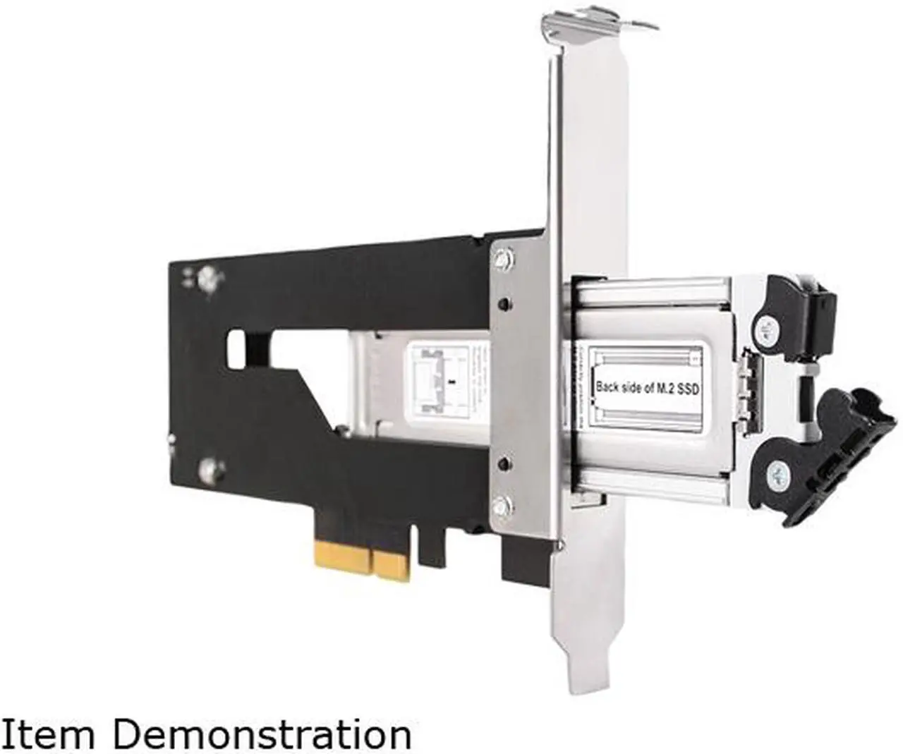 Alt view image 12 of 14 - ICY DOCK ToughArmor MB840M2P-B M.2 NVMe SSD to PCIe 3.0 x4 Removable SSD Mobile Rack for PCIe Expansion Slot