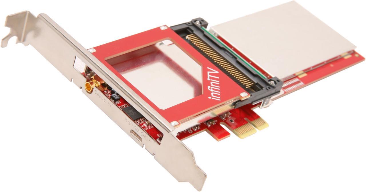 Main image of Ceton InfiniTV 4 PCIe - Quad-tuner Card for Watching Digital Cable TV on the PC, PCI-Express x1 Interface