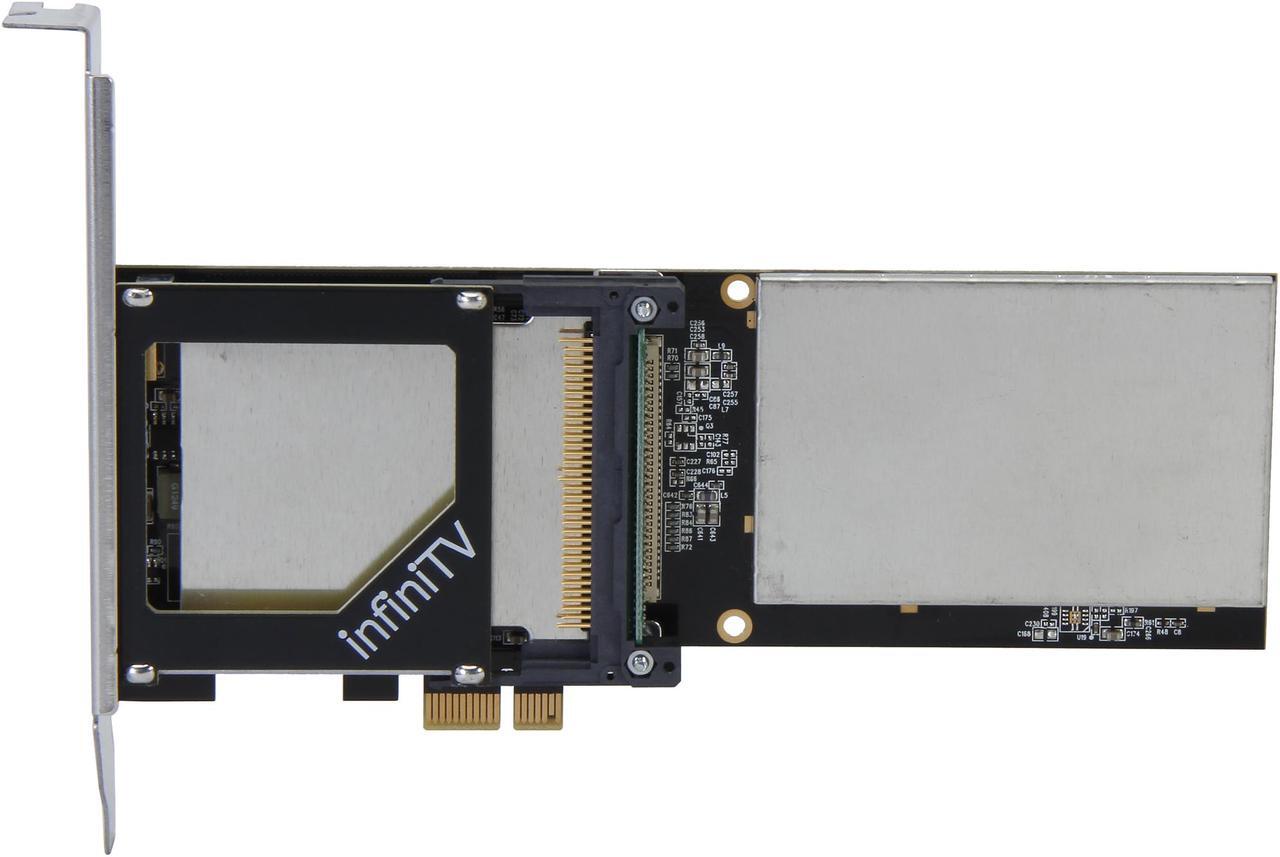 Alt view image 3 of 5 - Ceton InfiniTV 6 PCIe - 5205-DCT06IN-PCIE - Six-tuner Card for Watching Digital Cable TV on the PC, PCI-Express x1 Interface