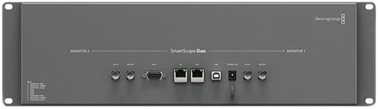 Alt view image 3 of 3 - Blackmagic Design Smartscope Duo 4K Rack Mounted Dual 6G-SDI Monitors HDL-SMTWSCOPEDUO4K