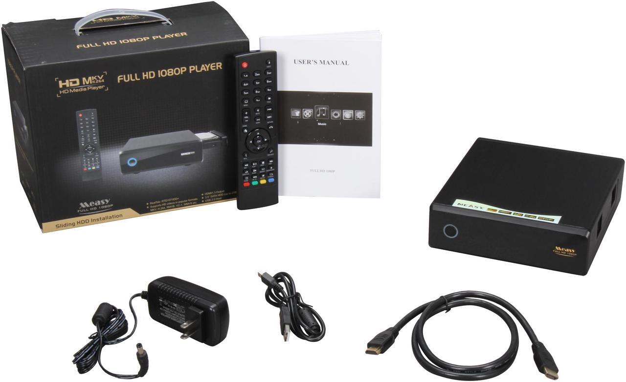 Alt view image 5 of 5 - Measy E8HD 1080p HD Media Player W/ Network