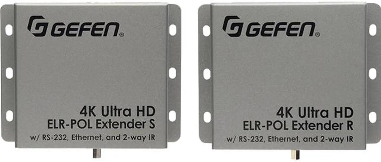 Gefen 4K Ultra HD Extender for HDMI over One CAT-5 with Ethernet, RS-232, Bi-Directional IR, and POL - Thumbnail 5