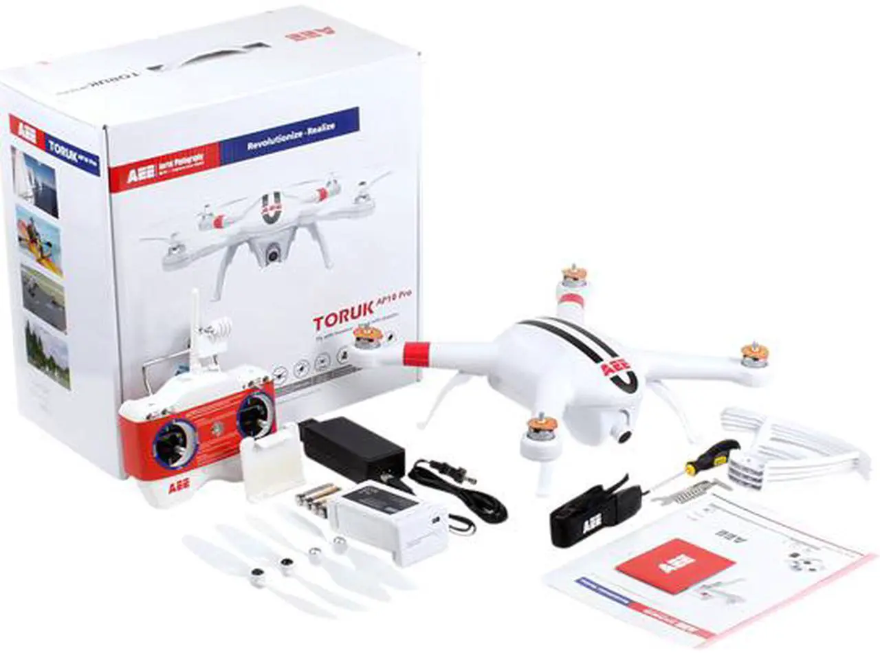 Alt view image 7 of 7 - AEE AP10 Pro GPS Drone Quadcopter Full HD 1080P 60 FPS 16MP Camera with Live First Person View