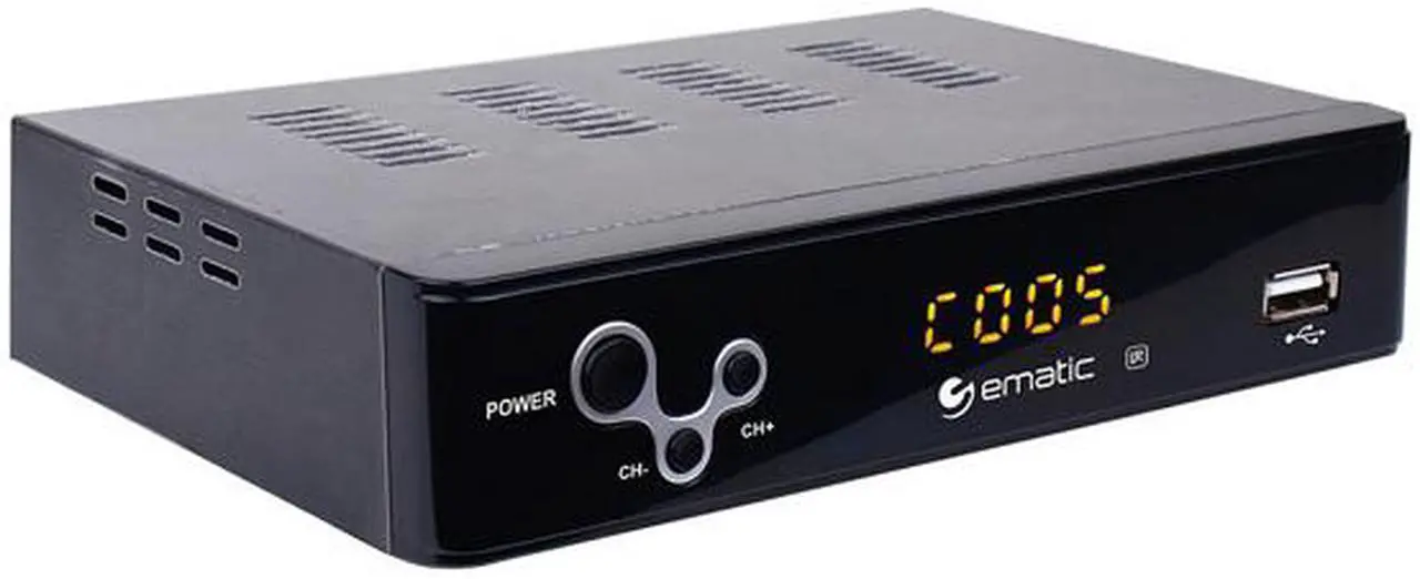 Alt view image 2 of 4 - Ematic AT103B CONVERTER BOX with LED Display and Recording Capabilities