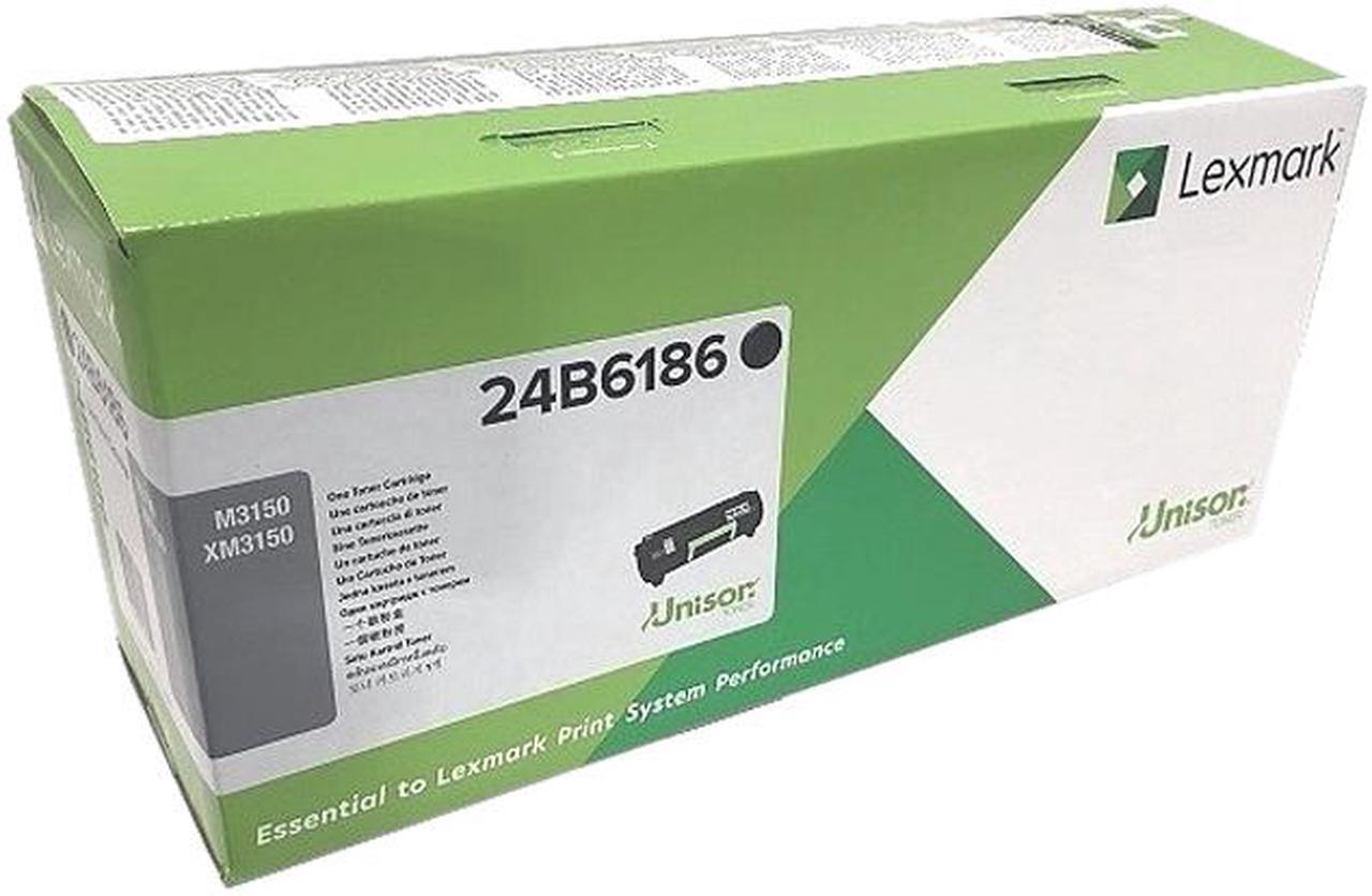 Main image of Black Toner Cartridge for Lexmark 24B6186 M3150, XM3150, Genuine Lexmark Brand