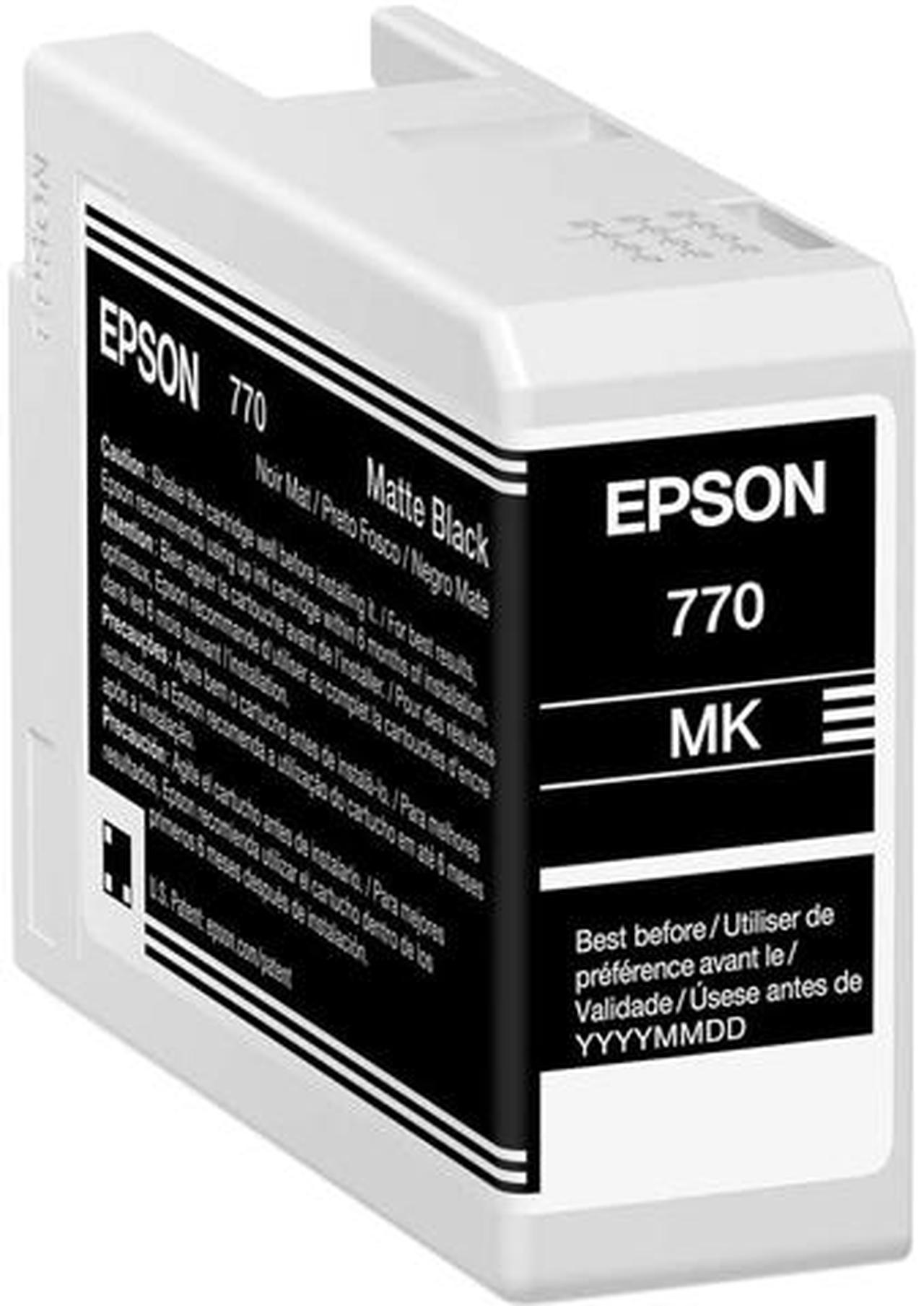 Epson UltraChrome PRO 770 Ink Cartridge Matte Black T770820