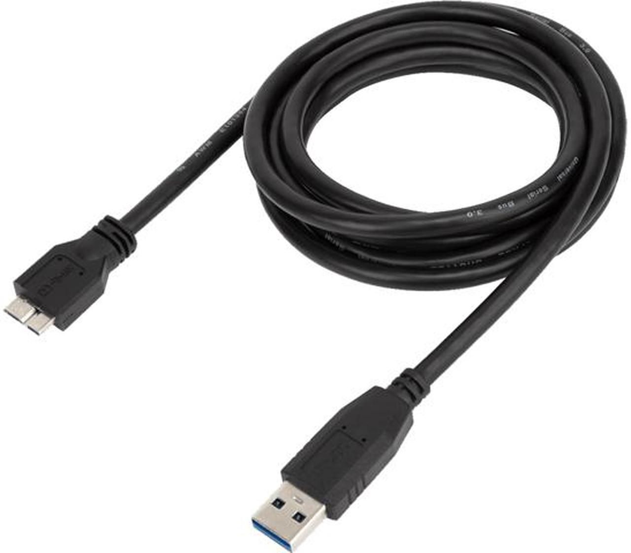 Targus 1.8M USB-A Male to Micro USB-B Male Cable - 5.91 ft Micro-USB/USB Data Transfer Cable  - First End: 1 x USB 3.0 Type A - Male - Second End: 1 x Micro USB 3.0 Type B - Male - Black - ACC1005USZ