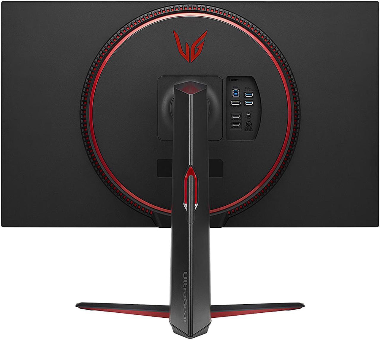 Alt view image 10 of 12 - LG UltraGear 32GP850-B 32" 2560 x 1440 (2K) QHD 1ms 165Hz (180Hz OC) Nano IPS HDMI DisplayPort USB 3.0 G-Sync Compatible FreeSync Premium VESA Tilt Pivot Height Adjust Gaming Monitor