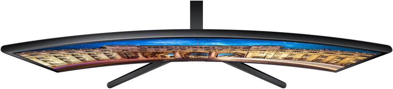 Alt view image 9 of 16 - SAMSUNG LC24F396FHNXZA 24" (23.5" Viewable) Full HD 1920 x 1080 VGA, HDMI AMD FreeSync Flicker Free Low Blue Light LED Backlit Curved Gaming Monitor