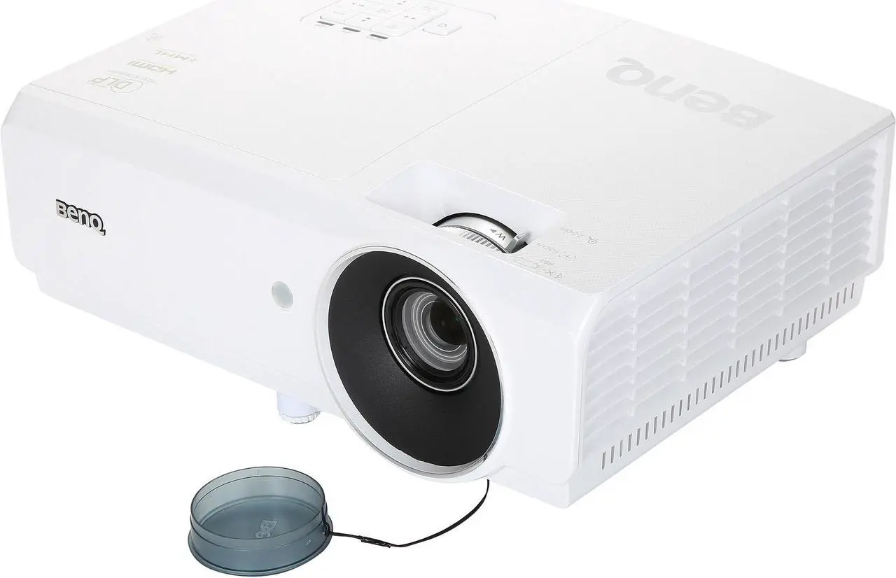 BenQ MH741 Full HD 1080P Projector, 4000 ANSI Lumens, 10000:1 Contrast Ratio, 60"-196" Image Size, D-Sub, HDMI x 2, USB, Composite Video, S-Video, Built-in Speaker