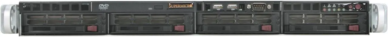 Alt view image 2 of 8 - SUPERMICRO SYS-5016I-MT 1U Rackmount Server Barebone LGA 1156 Intel 3400 DDR3 1333/1066/800