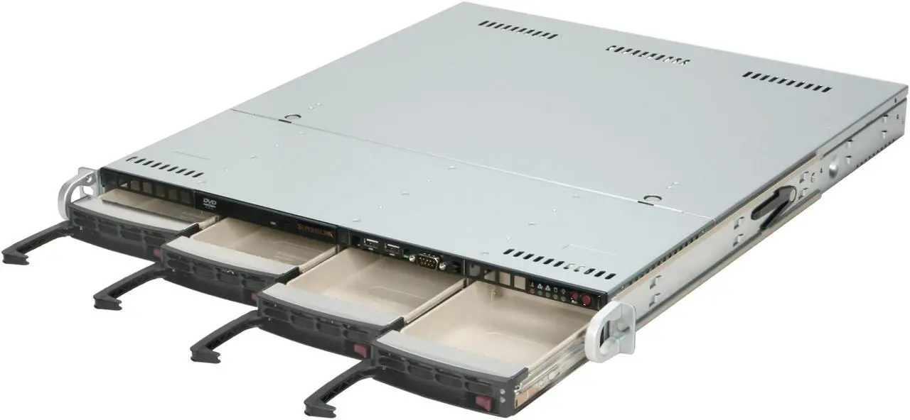 Alt view image 3 of 8 - SUPERMICRO SYS-5016I-MT 1U Rackmount Server Barebone LGA 1156 Intel 3400 DDR3 1333/1066/800
