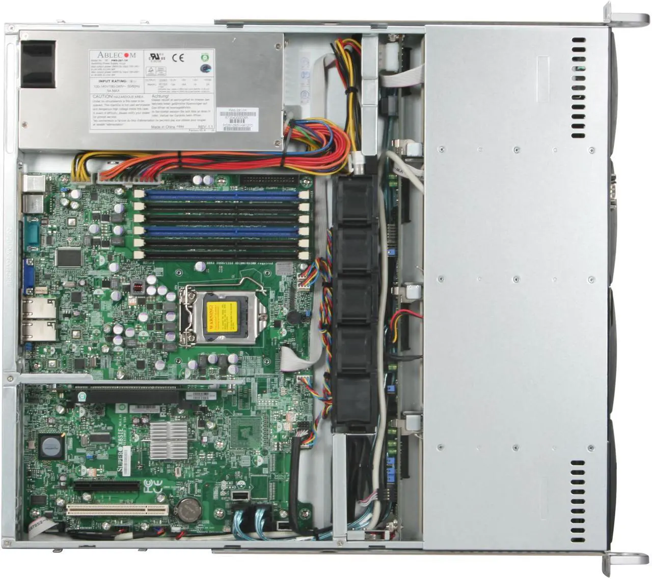 Alt view image 7 of 8 - SUPERMICRO SYS-5016I-MT 1U Rackmount Server Barebone LGA 1156 Intel 3400 DDR3 1333/1066/800