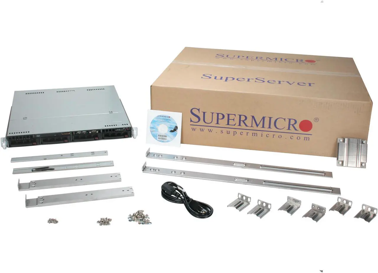 Alt view image 8 of 8 - SUPERMICRO SYS-5016I-MT 1U Rackmount Server Barebone LGA 1156 Intel 3400 DDR3 1333/1066/800