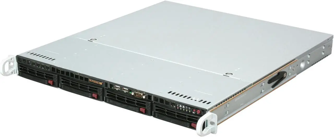 Main image of SUPERMICRO SYS-5017C-MTF 1U Rackmount Server Barebone LGA 1155 Intel C202 DDR3 1333/1066/800