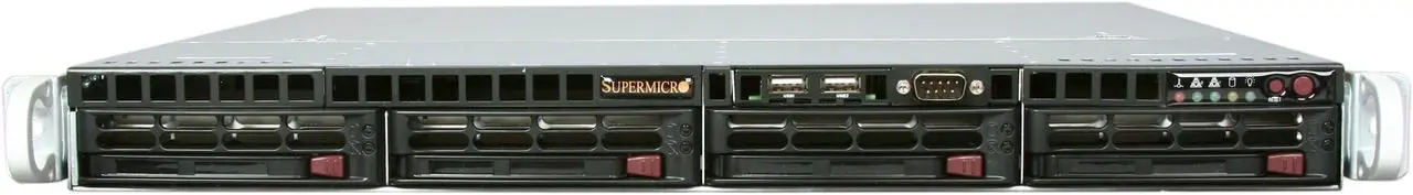 Alt view image 2 of 7 - SUPERMICRO SYS-5017C-MTF 1U Rackmount Server Barebone LGA 1155 Intel C202 DDR3 1333/1066/800