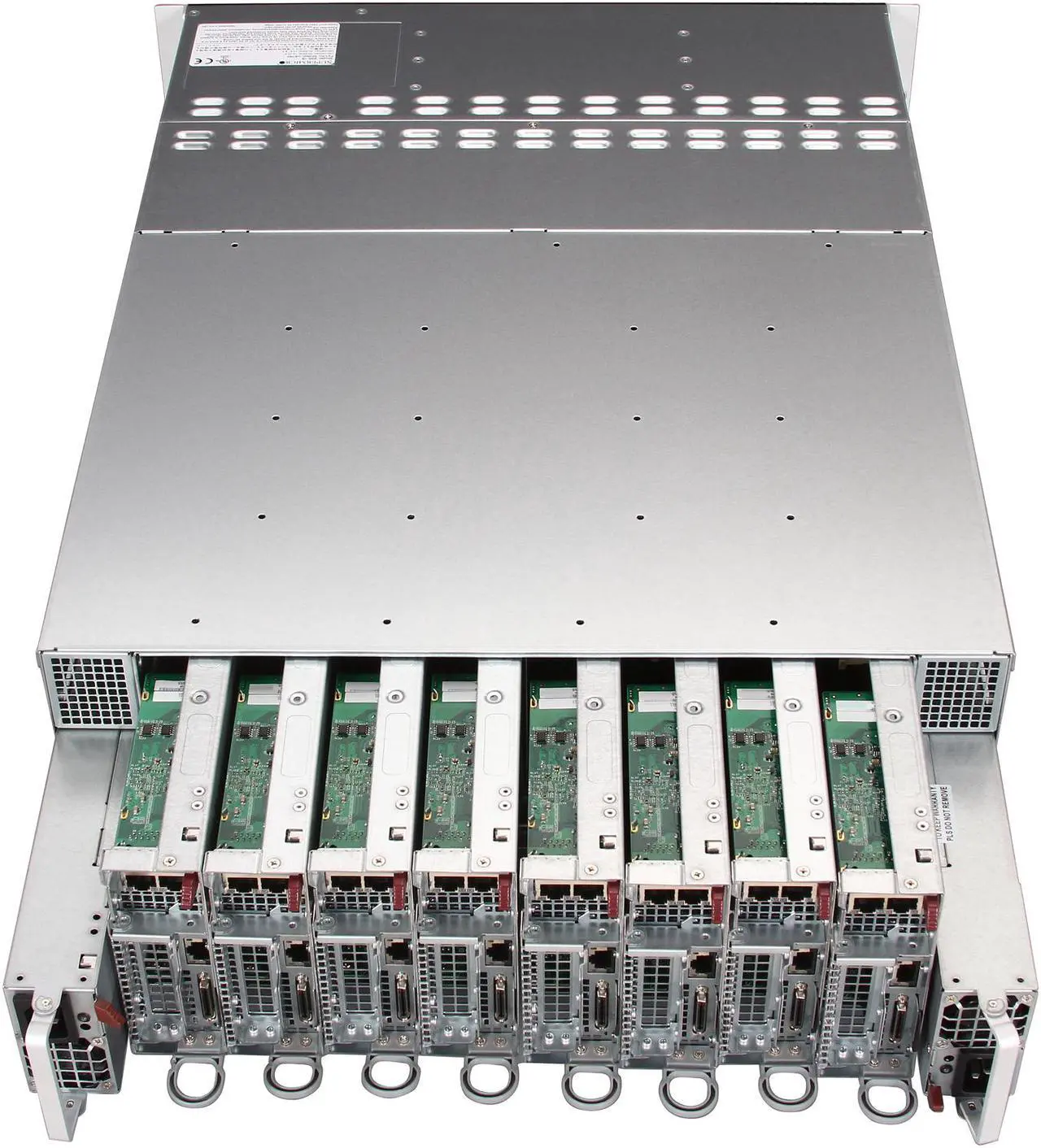 Alt view image 5 of 7 - SUPERMICRO SYS-5038ML-H8TRF Rack Server Barebone (8 Nodes) LGA 1150 Intel C224 chipset DDR3 1600/1333