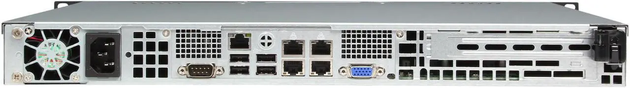 Alt view image 4 of 7 - SUPERMICRO SYS-5018A-MLTN4 1U Rackmount Server Barebone (Black) FCBGA 1283 DDR3 1600/1333