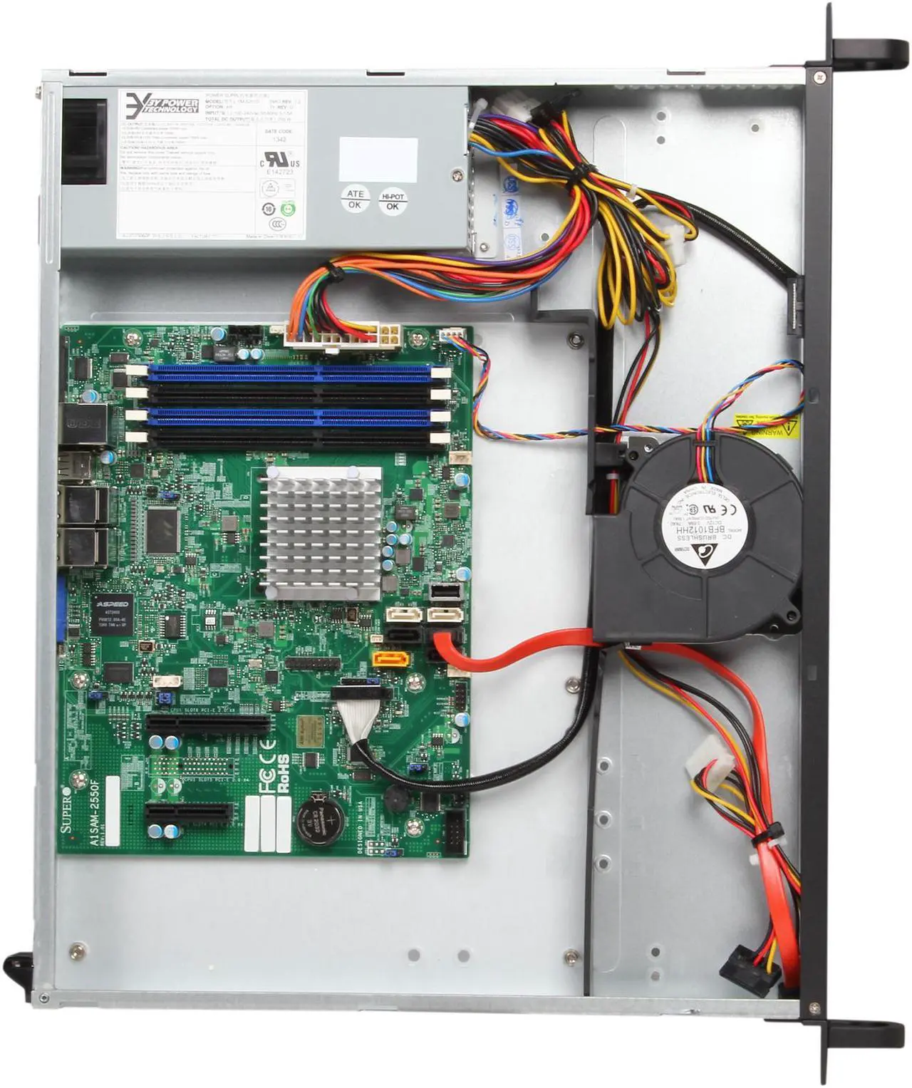 Alt view image 6 of 7 - SUPERMICRO SYS-5018A-MLTN4 1U Rackmount Server Barebone (Black) FCBGA 1283 DDR3 1600/1333