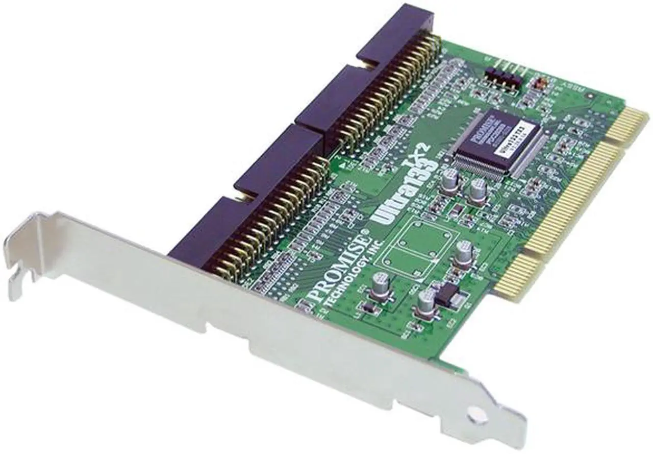 Alt view image 2 of 4 - PROMISE ULTRA133 TX2 PCI IDE 66M PCI Controller Card - OEM