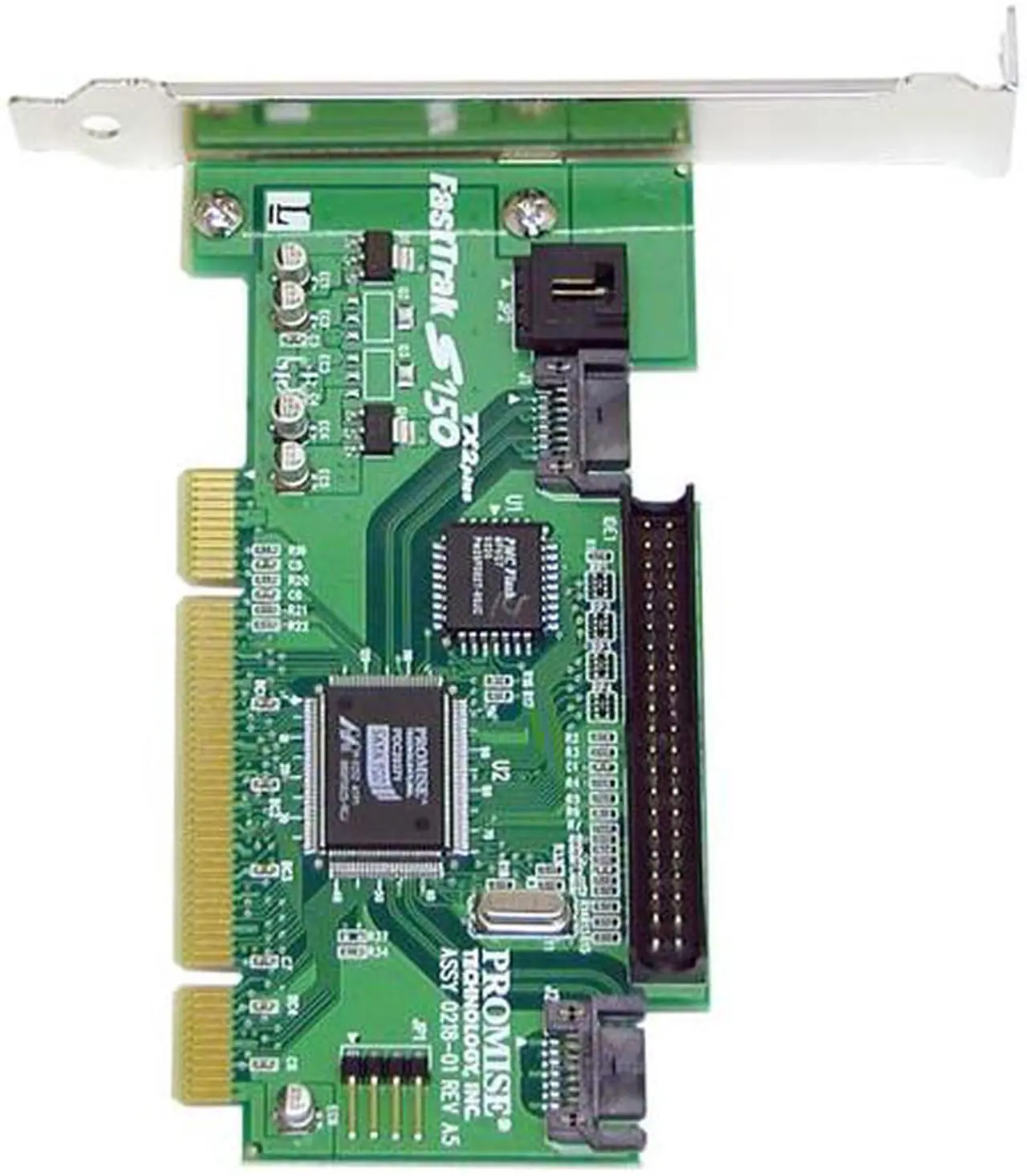 Alt view image 2 of 5 - PROMISE FastTrak S150 TX2plus 32-bit 33/66MHz PCI bus; PCI 2.3 compliant SATA Controller Card