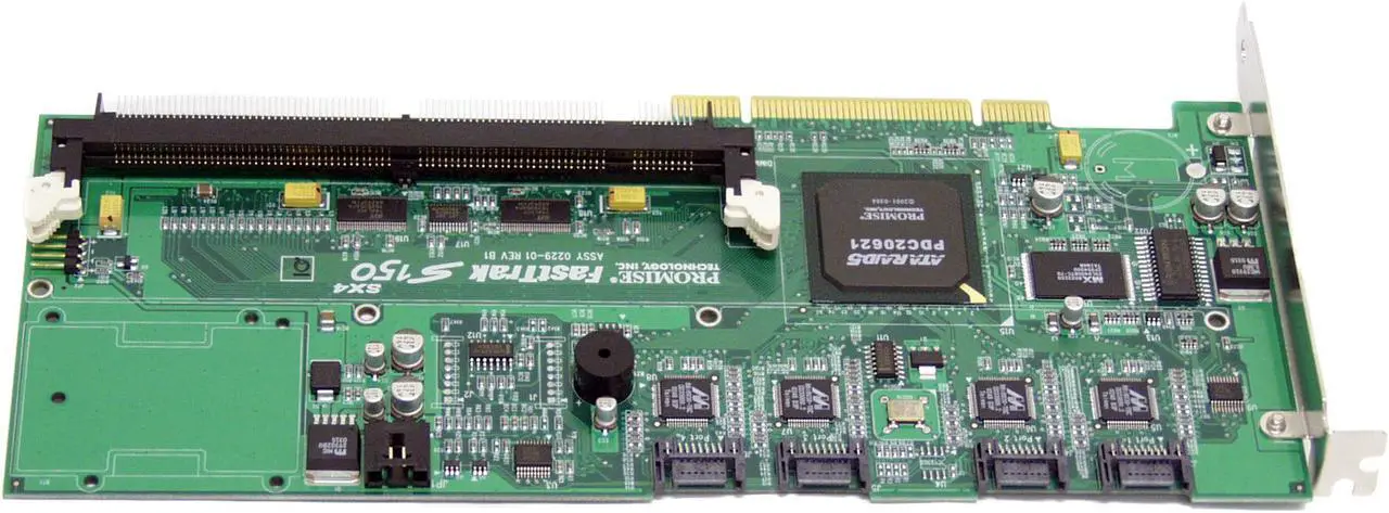Alt view image 2 of 5 - PROMISE FastTrak S150 SX4 PCI SATA Controller Card