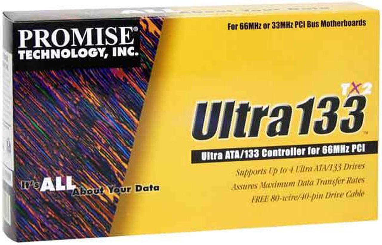 Alt view image 6 of 6 - PROMISE ULTRA133TX2 PCI IDE Controller Card