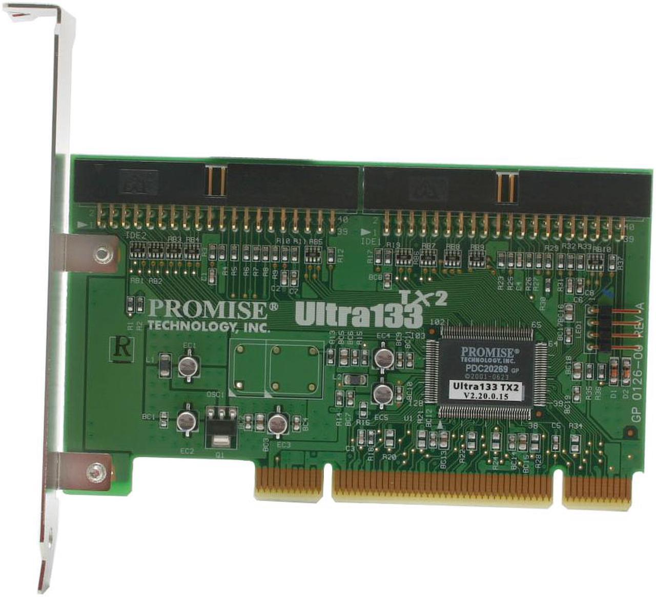 Alt view image 3 of 6 - PROMISE ULTRA133TX2 PCI IDE Controller Card