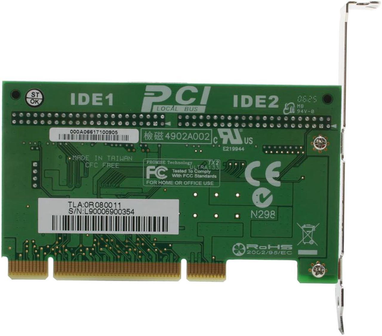 Alt view image 4 of 6 - PROMISE ULTRA133TX2 PCI IDE Controller Card