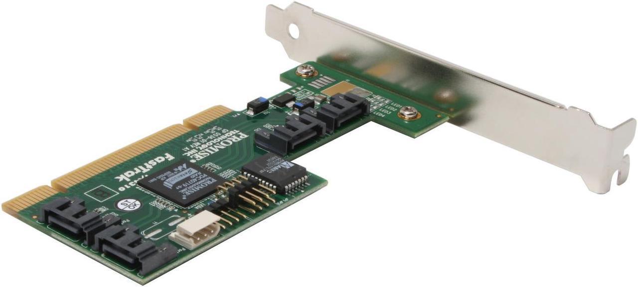 Alt view image 3 of 5 - PROMISE FastTrak TX4310 PCI SATA II (3.0Gb/s) Controller Card