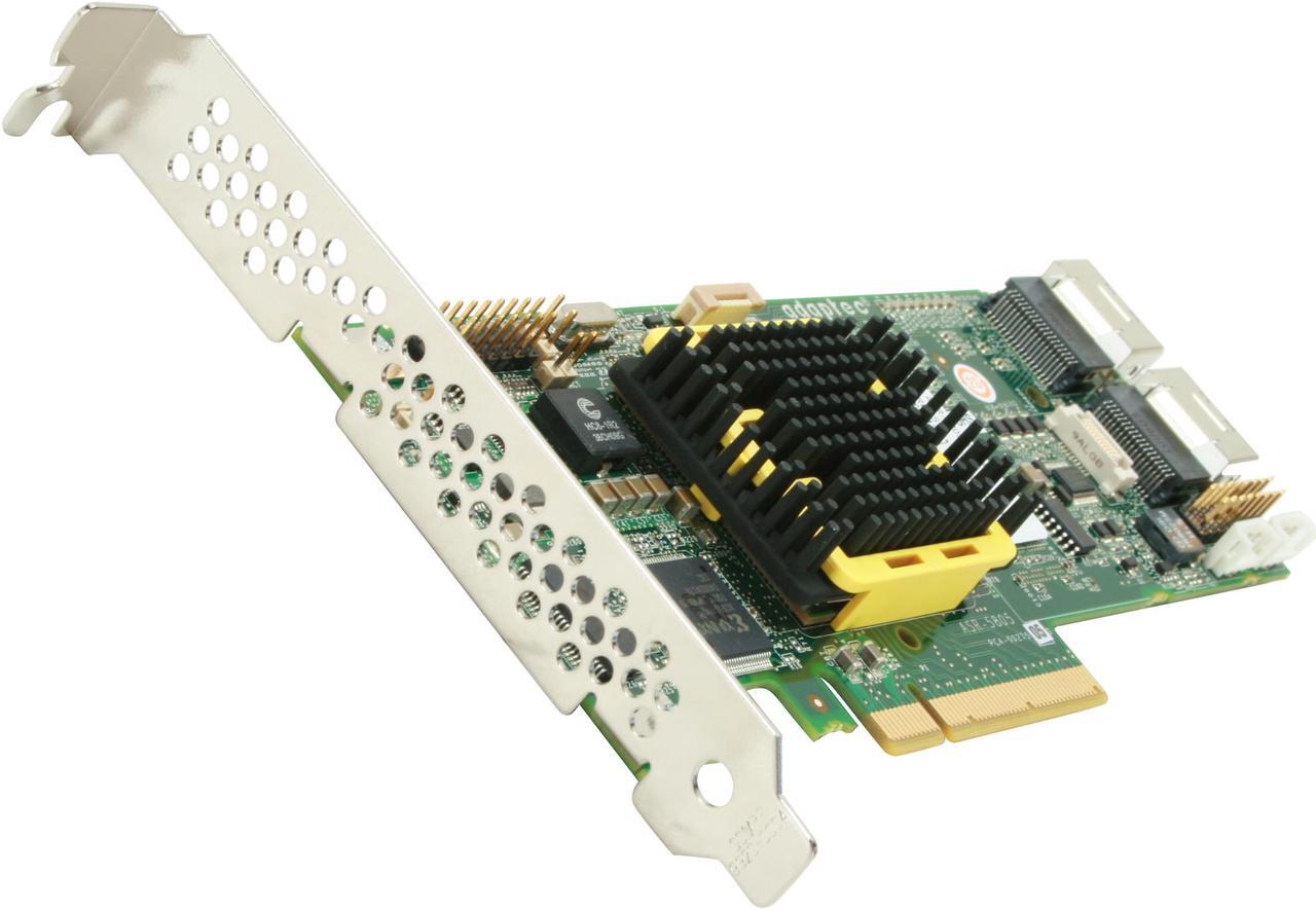 Main image of Adaptec RAID 5805 2244100-R SATA/SAS 8 internal ports w/ 512MB cache memory Controller Card, Kit
