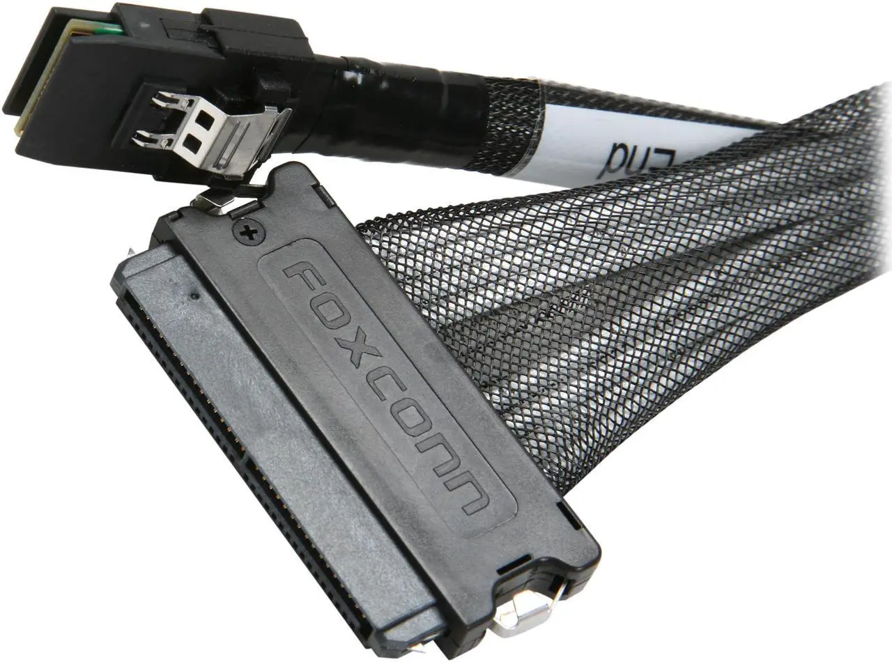 Main image of Adaptec 2231700-R mini SAS x4 (SFF-8087) to x4 (SFF-8484) SAS Cable - 0.5M