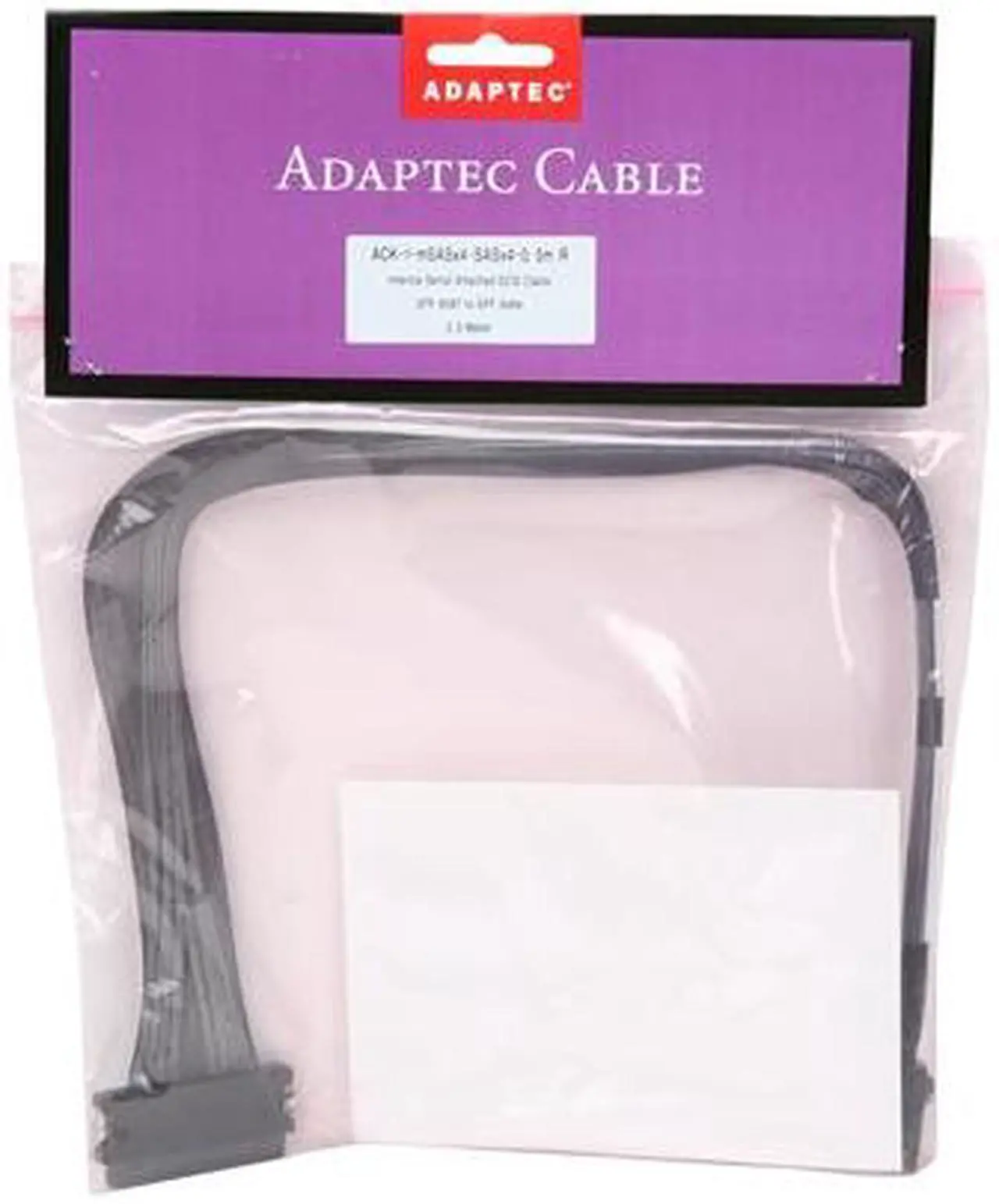 Alt view image 3 of 3 - Adaptec 2231700-R mini SAS x4 (SFF-8087) to x4 (SFF-8484) SAS Cable - 0.5M