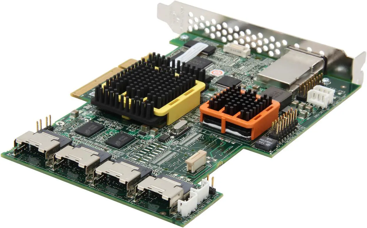Alt view image 5 of 6 - Adaptec RAID 51645 2258600-R SATA/SAS 20-port (16 internal,4 external) w/ 512MB cache memory Controller Card, Single