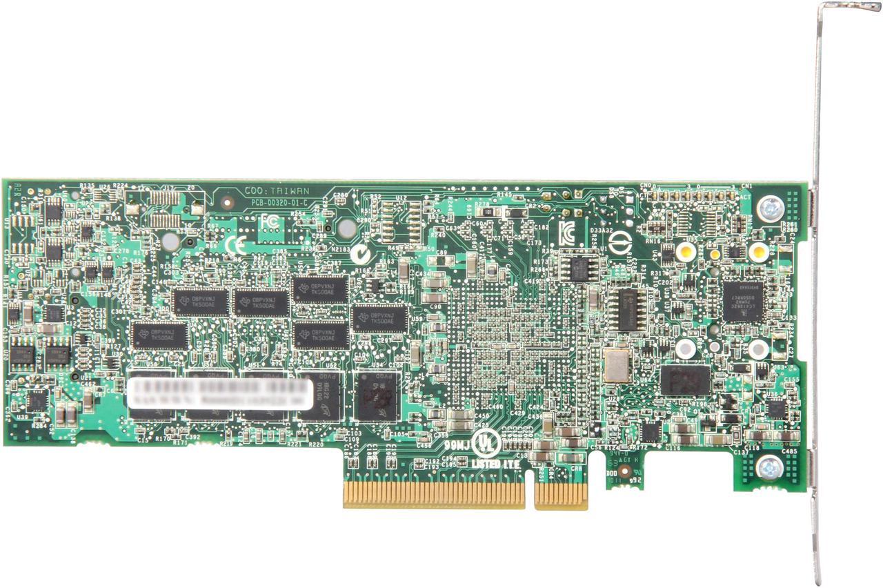 Alt view image 4 of 6 - Adaptec RAID 6405 2271100-R 6Gb/s SATA/SAS 4 internal ports w/512MB cache memory Controller Card, Kit