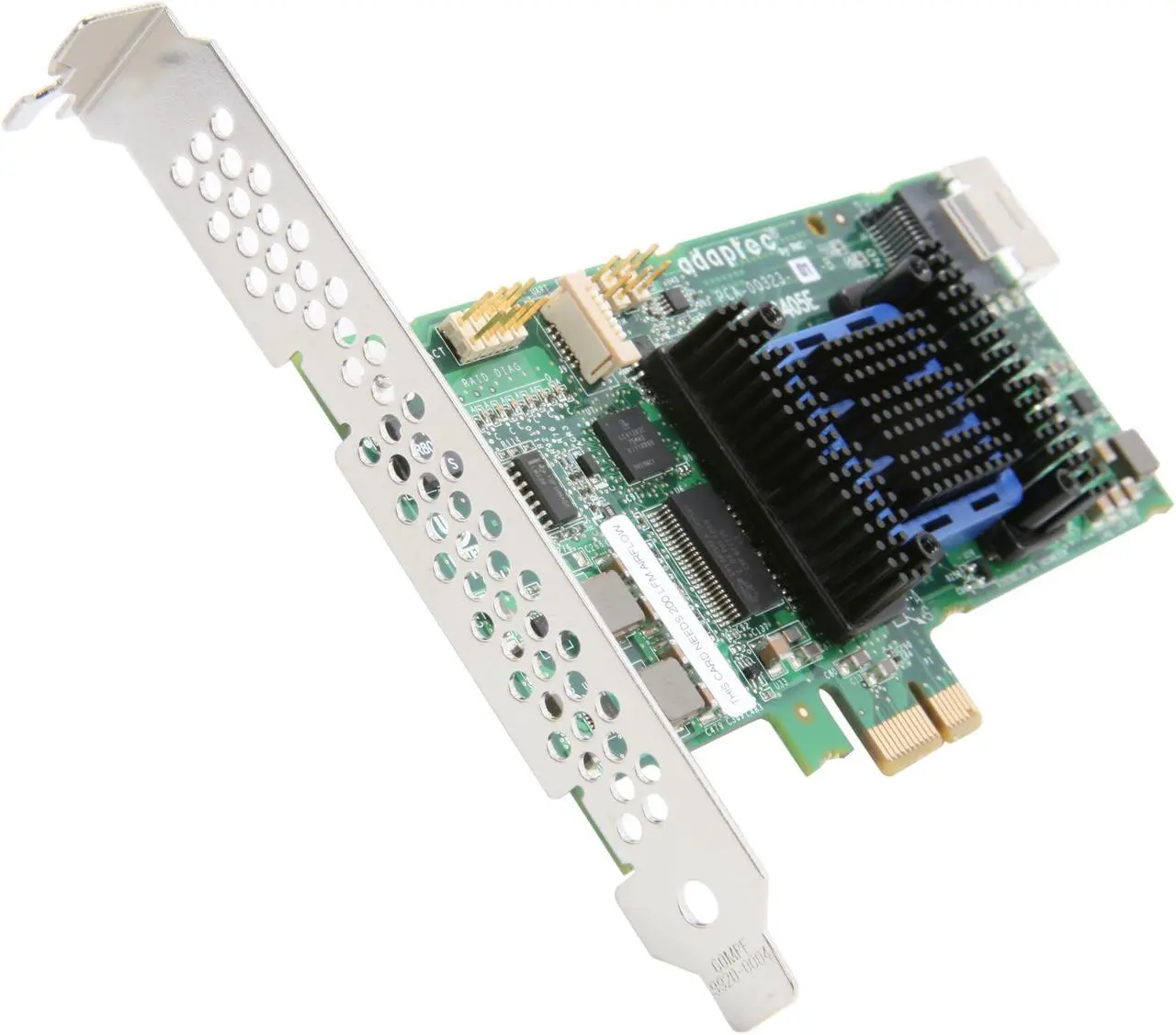 Main image of Adaptec RAID 6405E 2270800-R 6Gb/s SATA/SAS 4 internal ports w/ 128MB cache memory Controller Card, Single
