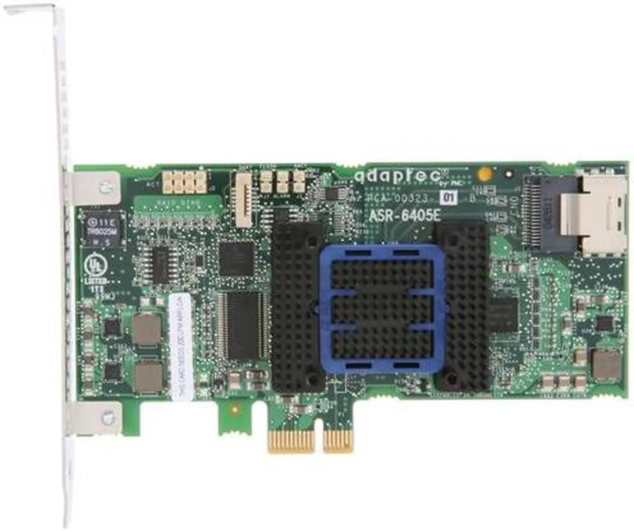Alt view image 3 of 6 - Adaptec RAID 6405E 2270800-R 6Gb/s SATA/SAS 4 internal ports w/ 128MB cache memory Controller Card, Single