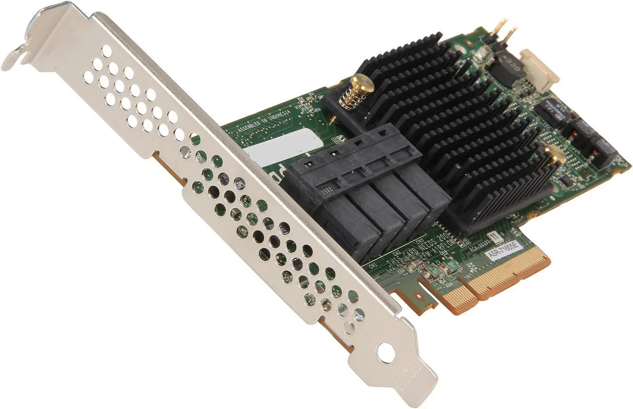 Main image of Adaptec Series 7 2274500-R 71605ESinglePCI-Express 3.0 x8 Low Profile SATA / SAS RAID Controller Card