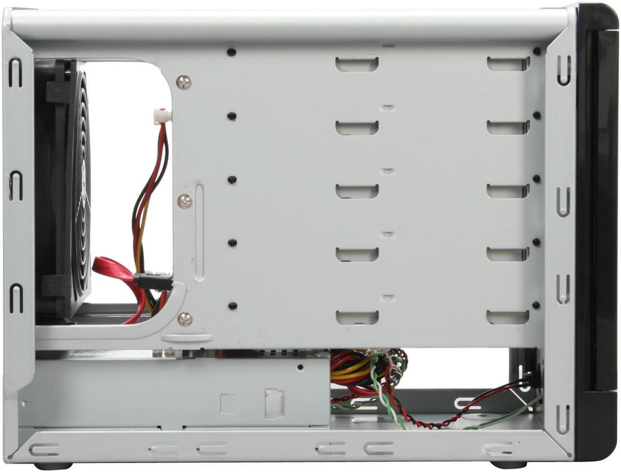 Alt view image 8 of 13 - SANS DIGITAL TR5M-B 5 Bay SATA to eSATA (Port Multiplier) JBOD / RAID 0, 1, 1+0, 5 Enclosure (Black)