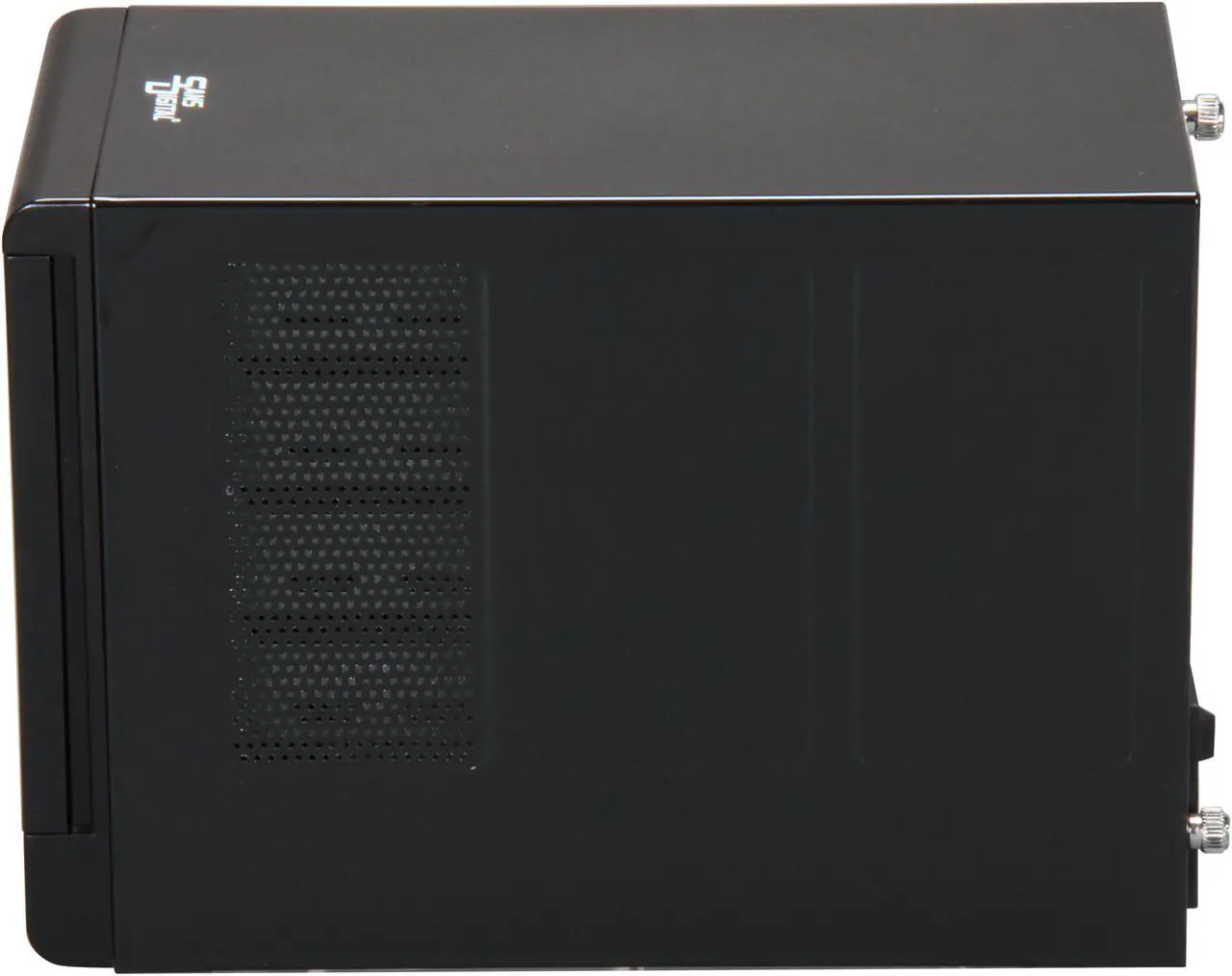 Alt view image 3 of 8 - SANS DIGITAL TowerRAID TR4M-BP RAID 0, 1, 10, 5, 5+spare, Spanning and JBOD  (via Bundled RR622 RAID Controller Card) 4 3.5" Drive Bays eSATA (via Port Multiplier) PCIe 2.0 x1 for RR622 RAID Controller 4 Bay eSATA Port Multiplier JBOD Tower