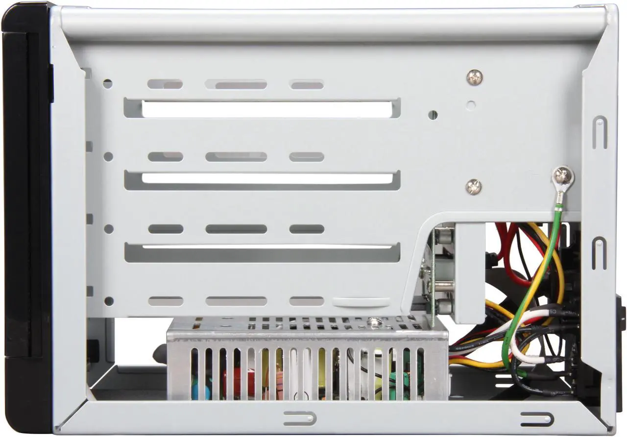 Alt view image 5 of 8 - SANS DIGITAL TowerRAID TR4M-BP RAID 0, 1, 10, 5, 5+spare, Spanning and JBOD  (via Bundled RR622 RAID Controller Card) 4 3.5" Drive Bays eSATA (via Port Multiplier) PCIe 2.0 x1 for RR622 RAID Controller 4 Bay eSATA Port Multiplier JBOD Tower
