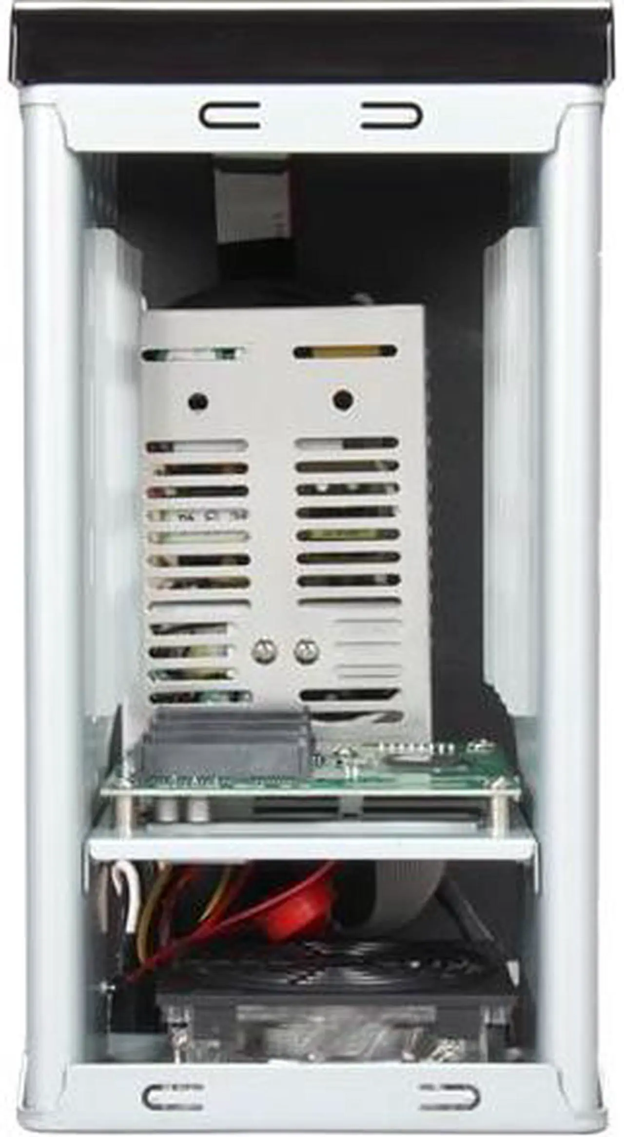 Alt view image 6 of 8 - SANS DIGITAL TowerRAID TR4M-BP RAID 0, 1, 10, 5, 5+spare, Spanning and JBOD  (via Bundled RR622 RAID Controller Card) 4 3.5" Drive Bays eSATA (via Port Multiplier) PCIe 2.0 x1 for RR622 RAID Controller 4 Bay eSATA Port Multiplier JBOD Tower