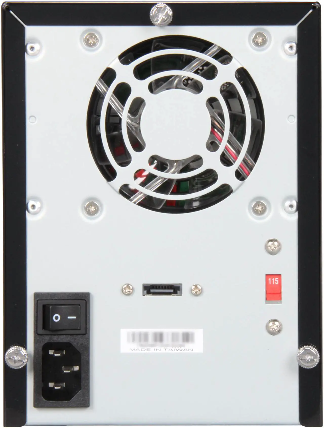 Alt view image 7 of 8 - SANS DIGITAL TowerRAID TR4M-BP RAID 0, 1, 10, 5, 5+spare, Spanning and JBOD  (via Bundled RR622 RAID Controller Card) 4 3.5" Drive Bays eSATA (via Port Multiplier) PCIe 2.0 x1 for RR622 RAID Controller 4 Bay eSATA Port Multiplier JBOD Tower